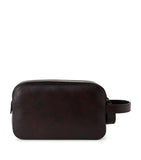 Mulberry leather double-zip wash bag, imported from the UK