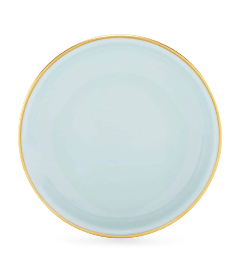 GINORI 1735 Celeste butter dish 10cm, UK version