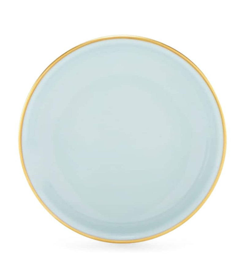 GINORI 1735 Celeste butter dish 10cm, UK version