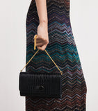 Jeffrey Levinson croc-embossed leather clutch bag, UK version