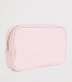 Harrods striped embroidered nursery pouch (British brand)