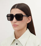 Bottega Veneta rectangular sunglasses, imported from the UK