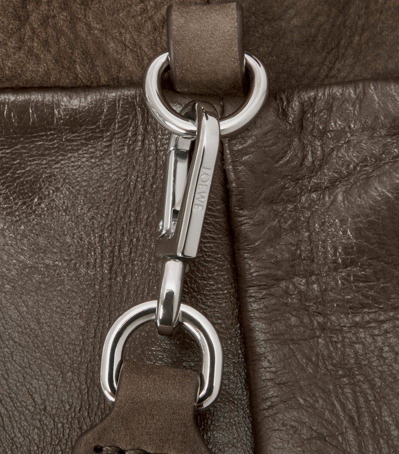 LOEWE medium suede Flamenco clutch bag, UK version