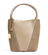 Harrods Chloé Small Leather-Suede Spin Tote Bag- Buy online at McGrocer