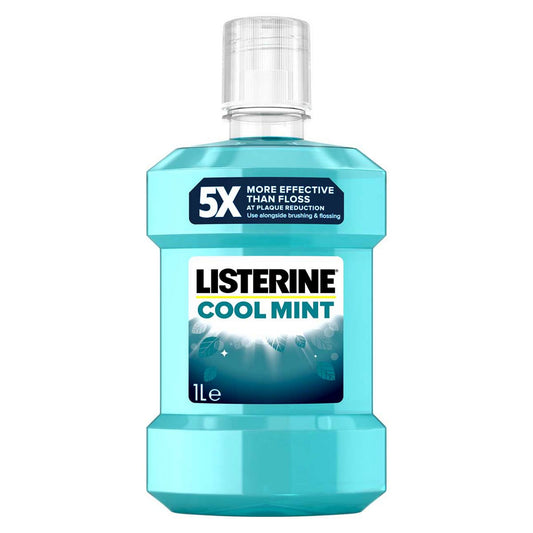 LISTERINE® Essentials Cool Mint Mouthwash 1L GOODS Boots   