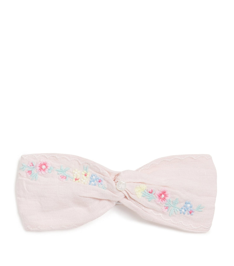Tartine et Chocolat linen embroidered headband (British brand)