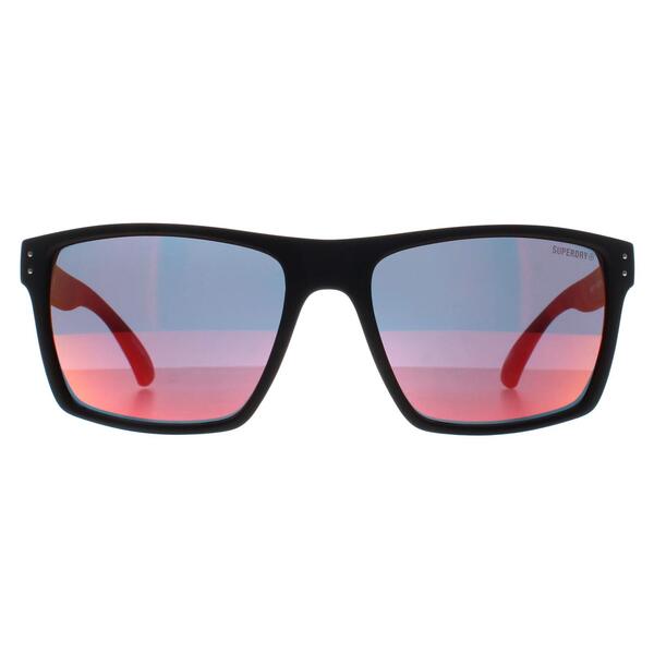 Superdry Kobe mirrored sunglasses matte black - British product