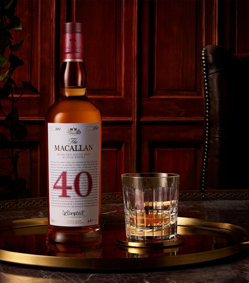 The Macallan 40-year-old Red Collection Scotch whisky 70cl imported from the UK