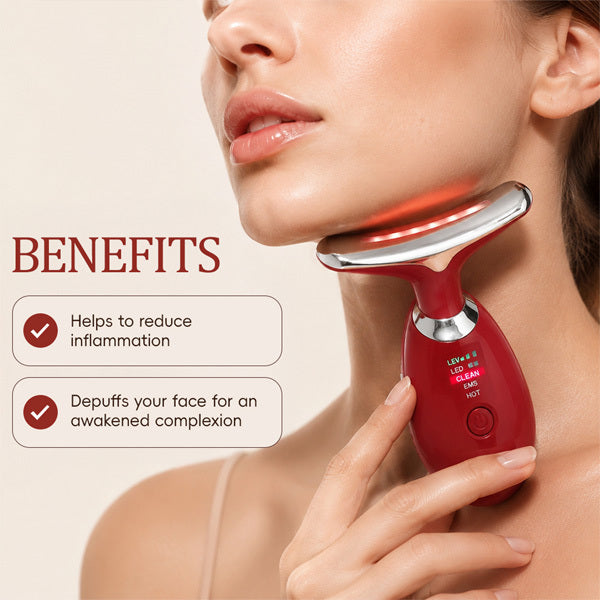 Livingandhome face sculpting tool with tri-light therapy, UK version