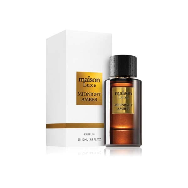 Hamidi Midnight Amber Parfum 100ml bottle, UK version