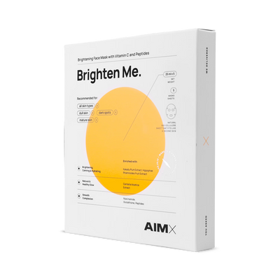 Holland & Barrett AimX Brighten Me Vitamin C Sheet Mask, 5 Sheets- Buy online at McGrocer