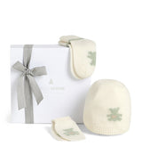 Harrods Brunello Cucinelli Kids Cashmere Beanie, Mittens and Socks Set- Buy online at McGrocer