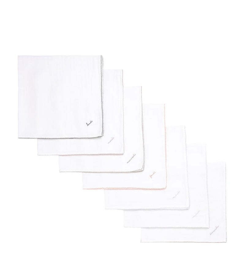 Bonpoint days of the week swaddle blanket set - British product