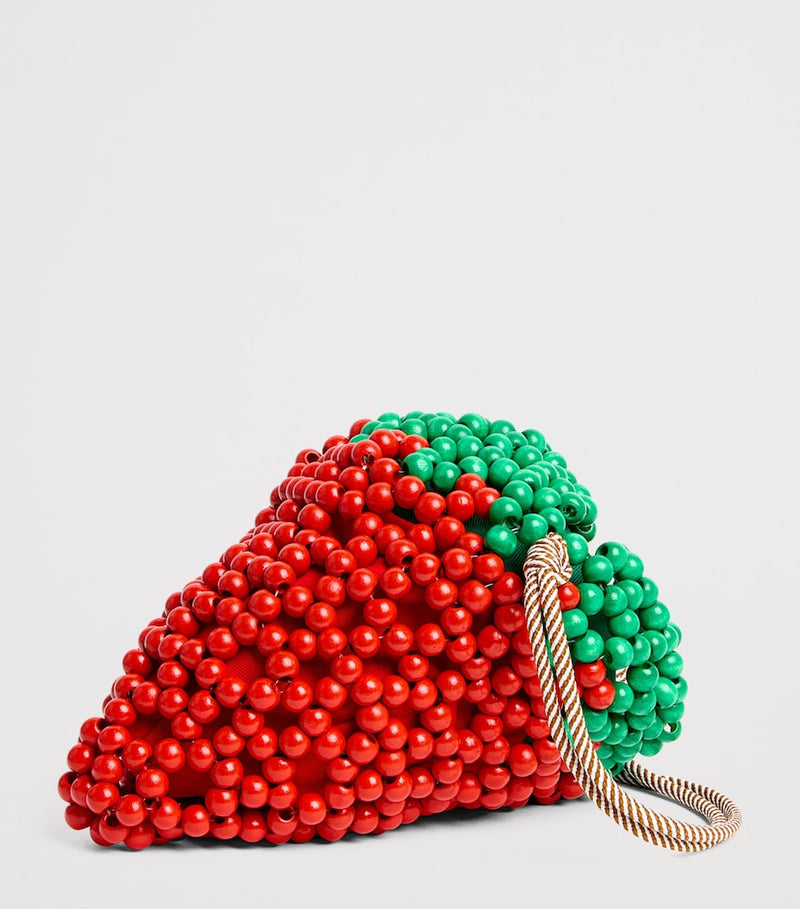 ALEMAIS mini beaded strawberry shoulder bag, UK version