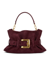 Harrods Balmain Medium Suede Anthem Shoulder Bag- Buy online at McGrocer