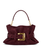 Balmain suede Anthem shoulder bag medium - British product