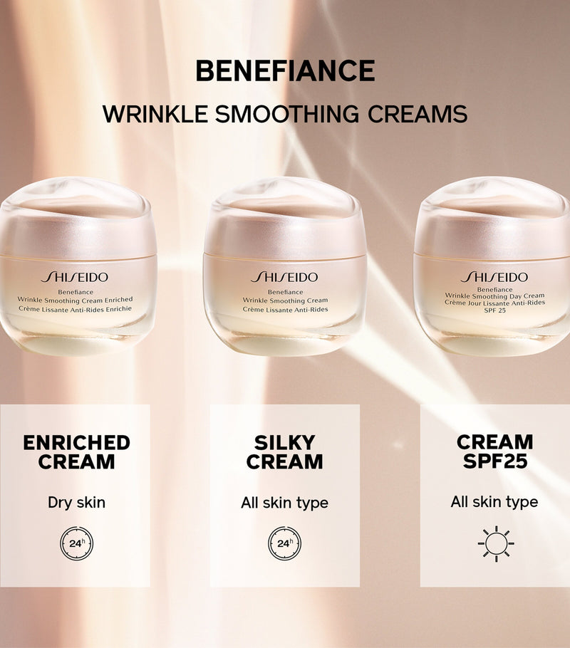 Shiseido Benefiance Wrinkle Smoothing Cream 50ml (British brand)