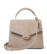 Harrods Aspinal of London Midi Suede Mayfair 3 Top-Handle Bag- Buy online at McGrocer