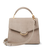 Aspinal of London midi suede Mayfair bag - British product