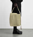 Homme Plissé Issey Miyake large pleated utility shoulder bag, UK version