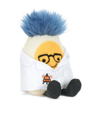Jellycat Boiled Egg Scientist plush toy 14cm, imported from the UK