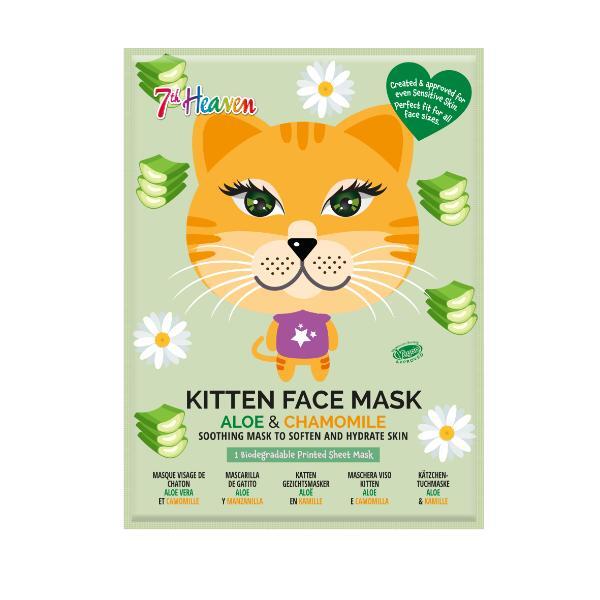 7th Heaven Kitten Soothing Face Mask with Aloe (British brand)