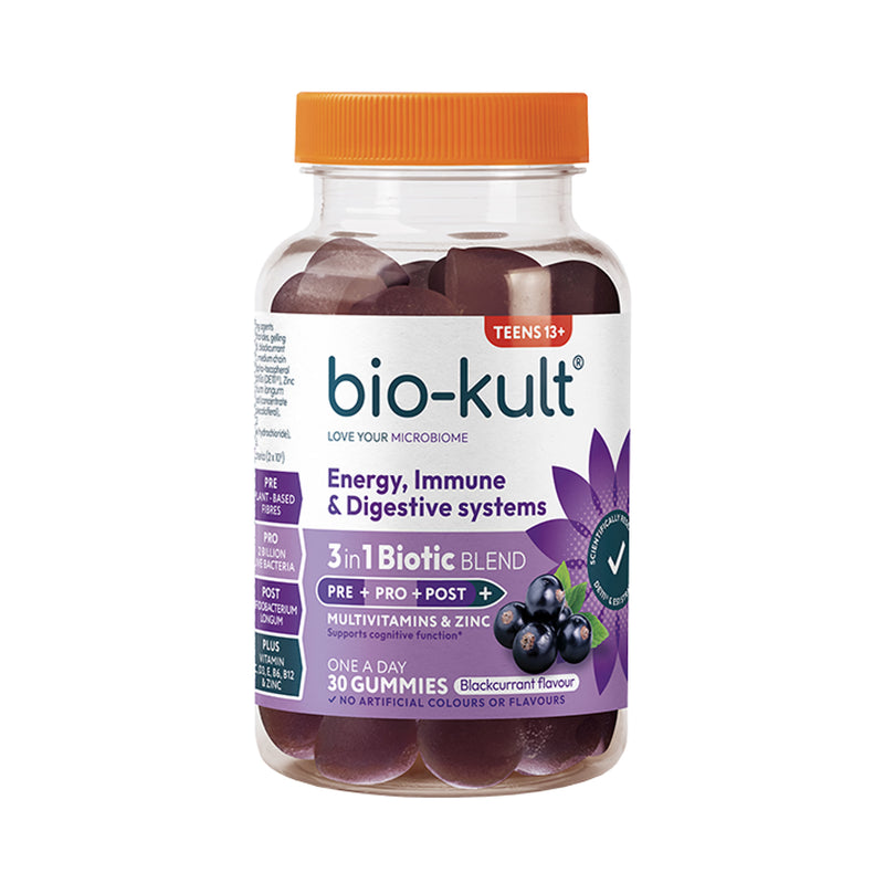Bio-Kult Teen Gummies Blackcurrant 30 count - British product