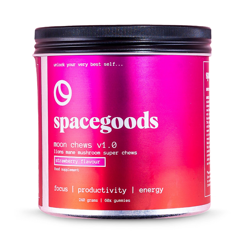 Spacegoods Mushroom Moon chews strawberry 60 count (British brand)