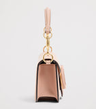 Valentino Garavani small Locò leather shoulder bag, imported from the UK