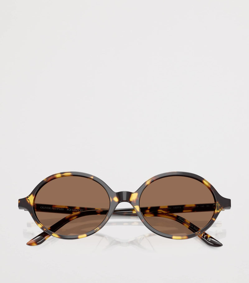 Oliver Peoples Khaite oval sunglasses - British product