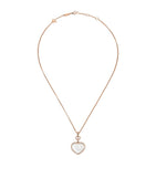 Chopard Happy Hearts rose gold diamond pendant, imported from the UK