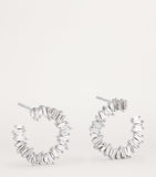 Suzanne Kalan white gold diamond mini hoops - British product