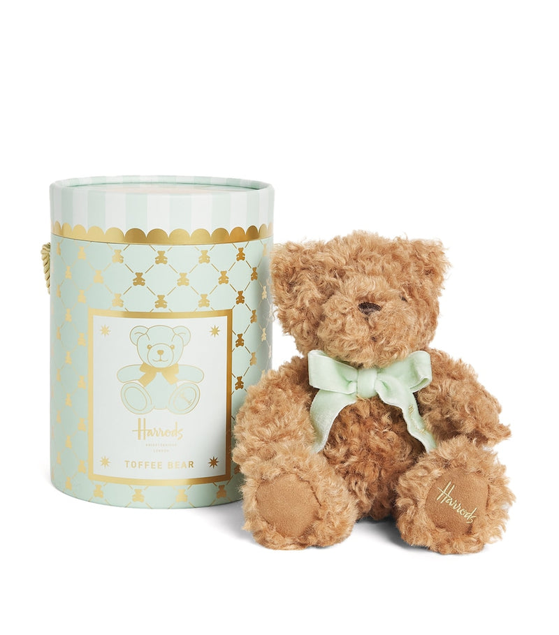 Harrods Toffee Bear plush teddy 16cm, imported from the UK