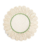 Harrods rattan placemat daisy design 37cm (British brand)