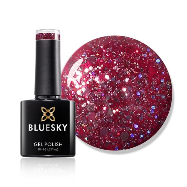 Bluesky Gel Polish Merlot Red - British product