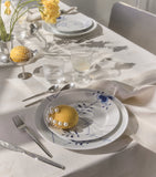 Royal Copenhagen Jacquard Waves tablecloth 145cm x 270cm, imported from the UK
