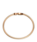 Chopard Happy Hearts bangle rose gold diamond, imported from the UK