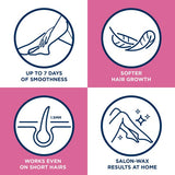 Veet Pure Inspiration Wax Strips Legs & Body Sensitive x20 GOODS Superdrug