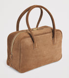 Sandro Paris suede Ezmeh shoulder bag, imported from the UK