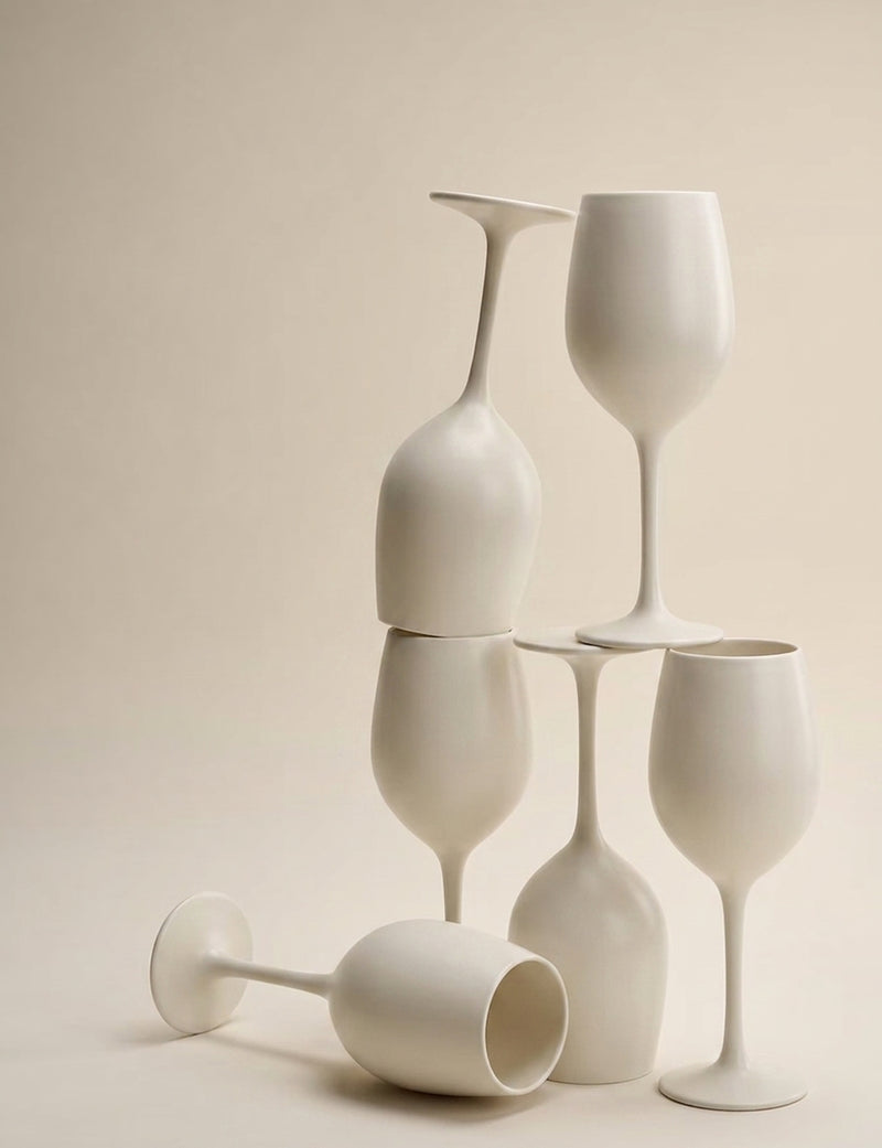 Celine ribbed wine glasses set of 4, imported from the UK