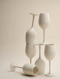 Celine ribbed wine glasses set of 4, imported from the UK