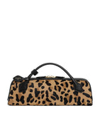 Alaïa Le Teckel leopard print clutch bag, imported from the UK