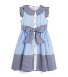 Patachou cotton stripe dress for ages 3-14 years, imported from the UK