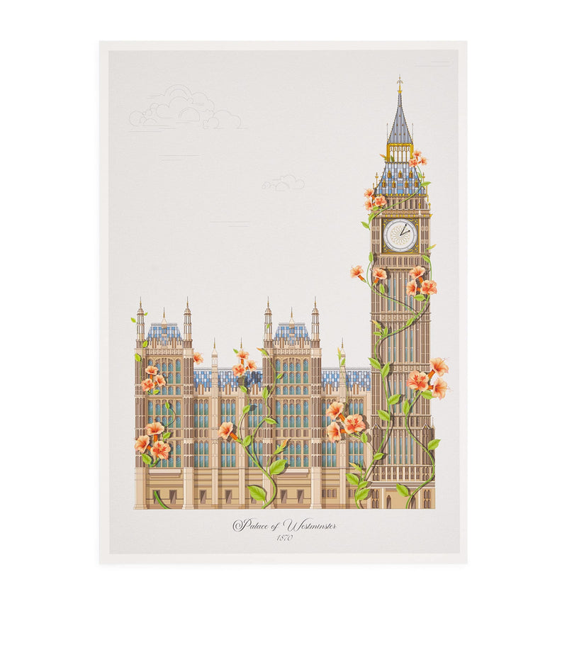 Konstantinos Chalaris Big Ben art print A3, UK version
