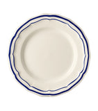 Gien set of four Filet Bleu canapé plates 23cm, UK version