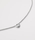 Monica Vinader small sterling silver diamond necklace, UK version