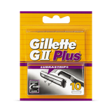 Holland & Barrett Gillette GII Plus Men's Razor Blade Refills (10 Pack)- Buy online at McGrocer
