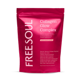 Holland & Barrett Free Soul Collagen Glow White Peach Marine Collagen Supplement 180 g- Buy online at McGrocer