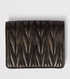 Miu Miu small Matelassé leather wallet nappa - British product