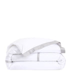 Yves Delorme Couture Haussmann Brume Super King duvet cover (220cm x 240cm) (British brand)